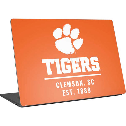 Clemson University Tigers Est 1889 Orange Surface Laptop 4 15in Skin
