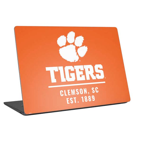 Clemson University Tigers Est 1889 Orange Universal Laptop 15in (12.2 x 8.8in) Skin