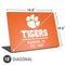 Clemson University Tigers Est 1889 Orange Universal Laptop 18in (14.6 x 10.6in) Skin
