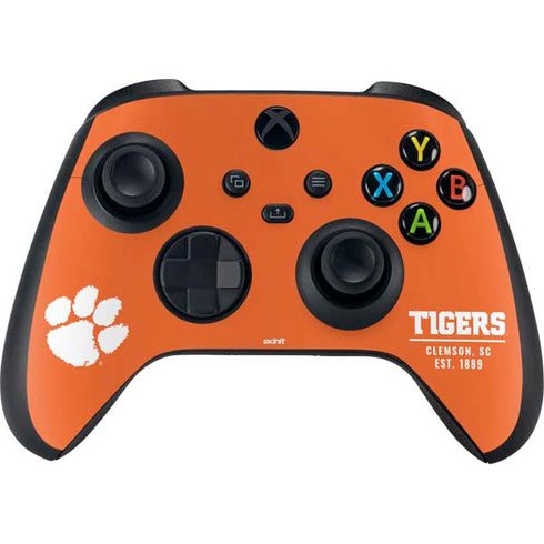 Clemson University Tigers Est 1889 Orange XBox Series X Digital Edition Bundle Skin