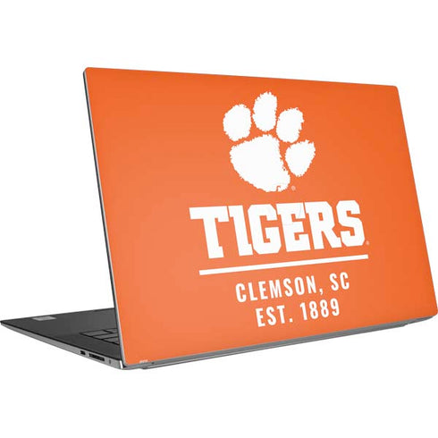 Clemson University Tigers Est 1889 Orange Dell XPS Skin