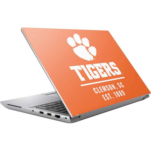 Clemson University Tigers Est 1889 Orange HP ZBook Fury 16 G10 Skin
