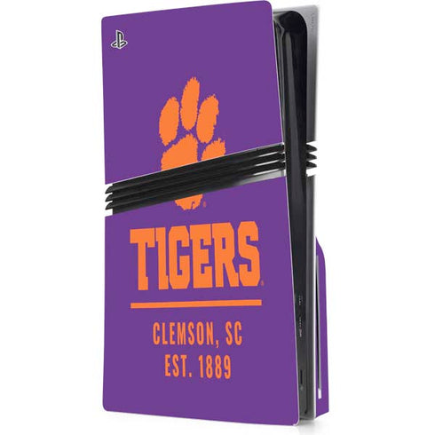 Clemson University Tigers Est 1889 PlayStation PS5 Skins