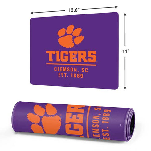 Clemson University Tigers Est 1889 Gaming Mouse Pad