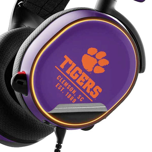 Clemson University Tigers Est 1889 SteelSeries Arctis 3 Skin