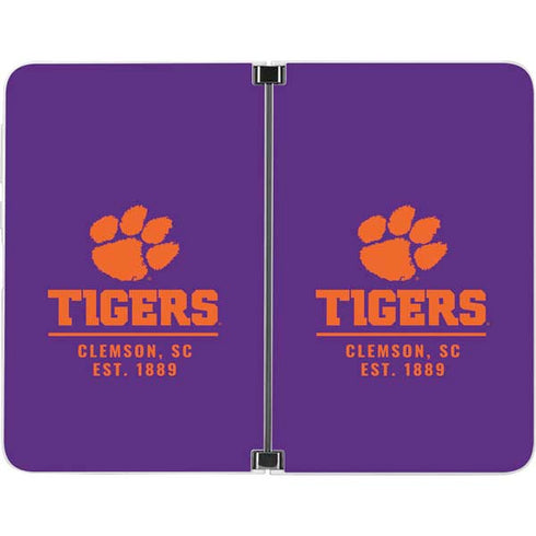 Clemson University Tigers Est 1889 Surface Duo Skin