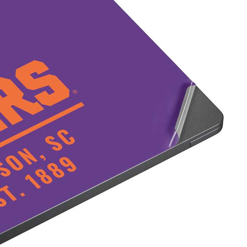 Clemson University Tigers Est 1889 Surface Laptop 7 13.8in Skin