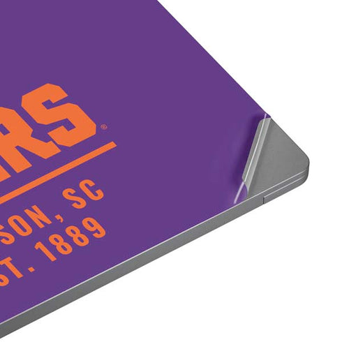 Clemson University Tigers Est 1889 Universal Laptop 13in (10.6 x 7.6in) Skin