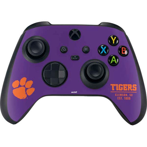 Clemson University Tigers Est 1889 Xbox Series X Bundle Skin