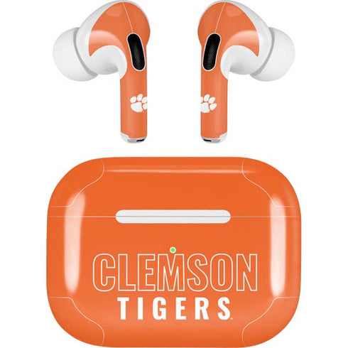 Clemson University Tigers Logo AirPods Pro 2nd Gen Skin