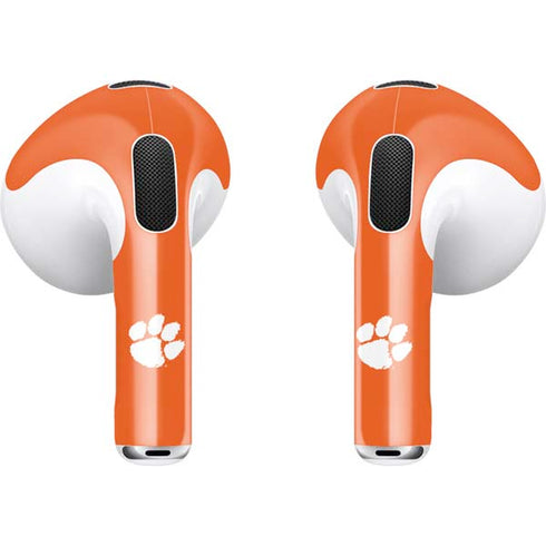 Clemson University Tigers Logo Apple AirPods (3rd Gen 2021) Skin