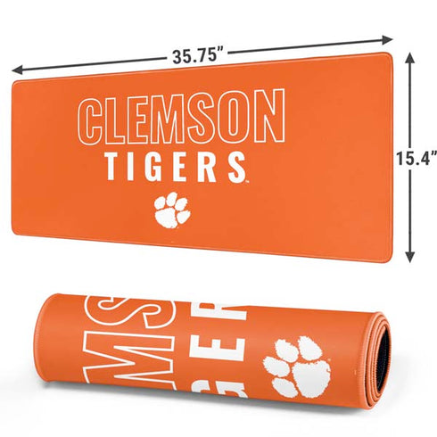 Clemson University Tigers Logo Gaming Mouse Pad