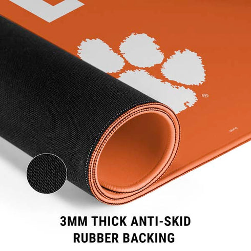 Clemson University Tigers Logo Gaming Mouse Pad