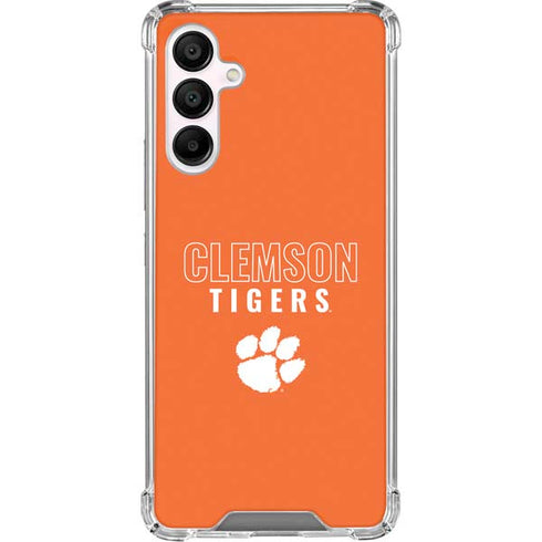 Clemson University Tigers Logo Galaxy A16 5G Clear Case