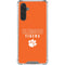 Clemson University Tigers Logo Galaxy A17 Clear Case