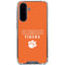 Clemson University Tigers Logo Galaxy A36 5G Clear Case