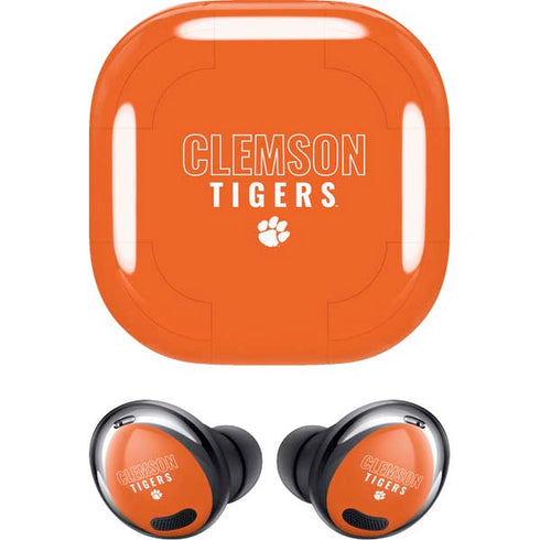Clemson University Tigers Logo Galaxy Buds Pro Skin
