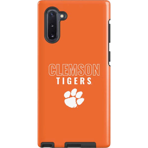 Clemson University Tigers Logo Galaxy Cases