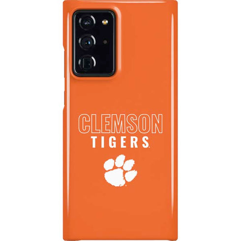Clemson University Tigers Logo Galaxy Cases
