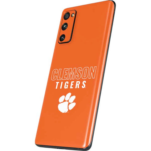 Clemson University Tigers Logo Galaxy S20 Fan Edition Skin