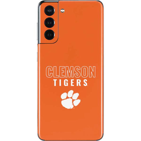 Clemson University Tigers Logo Galaxy S21 5G Skin