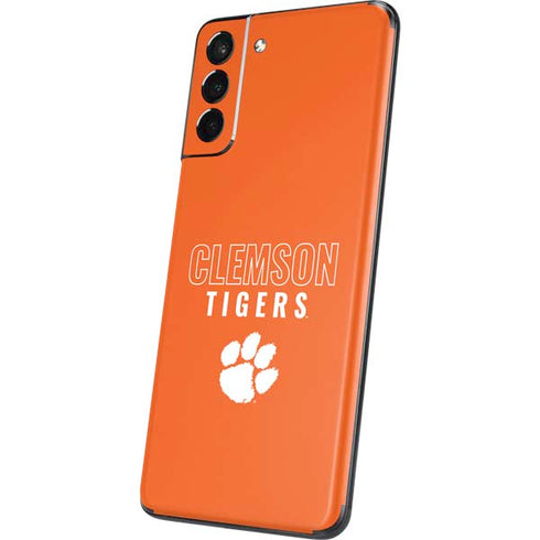 Clemson University Tigers Logo Galaxy S21 5G Skin