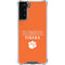 Clemson University Tigers Logo Galaxy S21 FE Clear Case