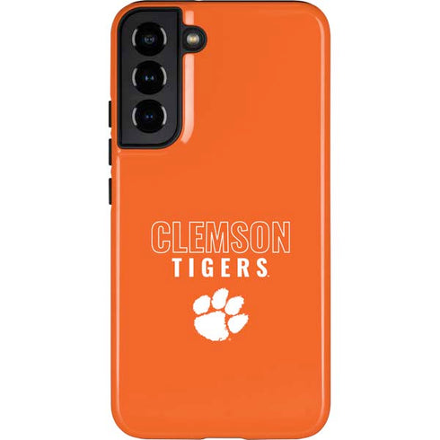 Clemson University Tigers Logo Galaxy S22 Plus Pro Case
