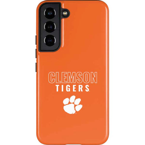 Clemson University Tigers Logo Galaxy S22 Pro Case