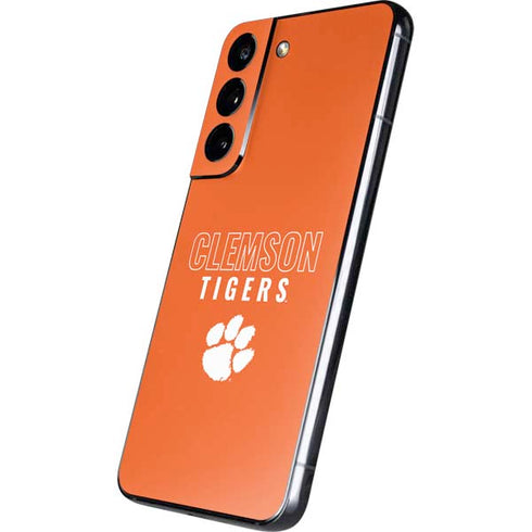 Clemson University Tigers Logo Galaxy S22 Skin