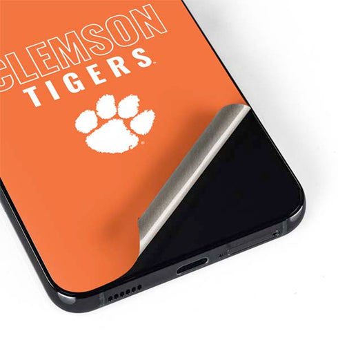 Clemson University Tigers Logo Galaxy S22 Skin