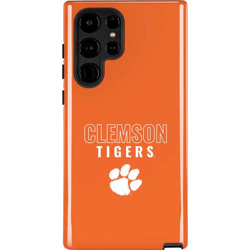 Clemson University Tigers Logo Galaxy S22 Ultra Pro Case