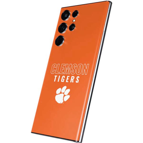 Clemson University Tigers Logo Galaxy S22 Ultra Skin
