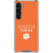Clemson University Tigers Logo Galaxy S23 Clear Case