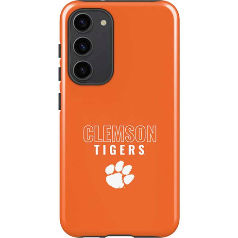 Clemson University Tigers Logo Galaxy S23 Plus Pro Case