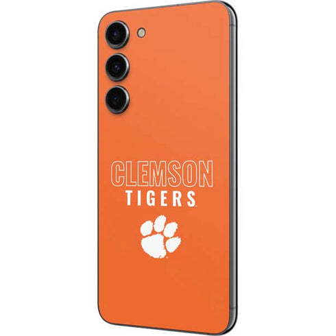 Clemson University Tigers Logo Galaxy S23 Plus Skin
