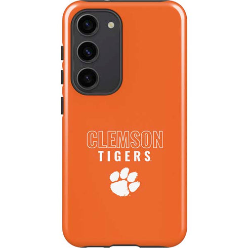 Clemson University Tigers Logo Galaxy S23 Pro Case