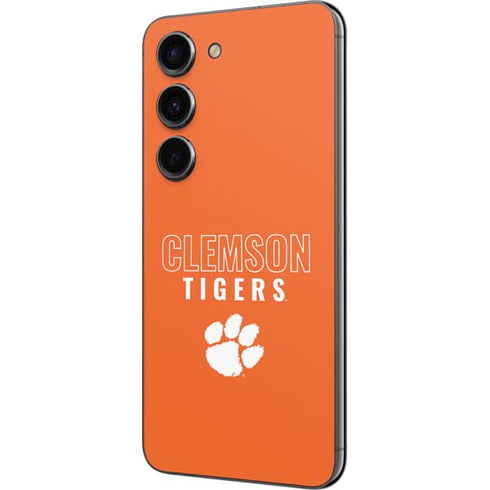 Clemson University Tigers Logo Galaxy S23 Skin