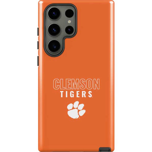 Clemson University Tigers Logo Galaxy S23 Ultra Pro Case
