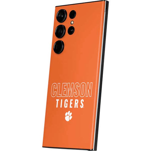 Clemson University Tigers Logo Galaxy S23 Ultra Skin