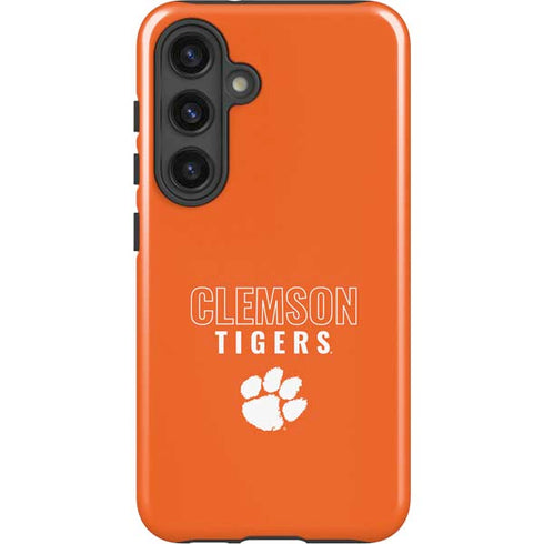 Clemson University Tigers Logo Galaxy S25 Impact Case