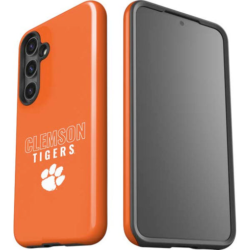 Clemson University Tigers Logo Galaxy S25 Impact Case