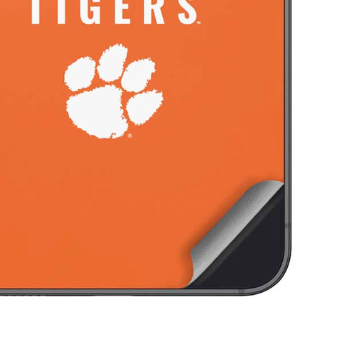 Clemson University Tigers Logo Galaxy S25 Plus Skin