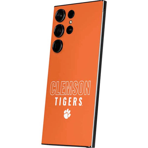 Clemson University Tigers Logo Galaxy S25 Ultra Skin