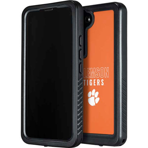 Clemson University Tigers Logo Galaxy S24 Waterproof Case