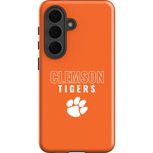 Clemson University Tigers Logo Galaxy S26 Impact Case