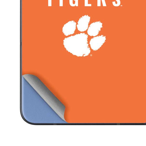 Clemson University Tigers Logo Galaxy Z Fold5 5G Skin