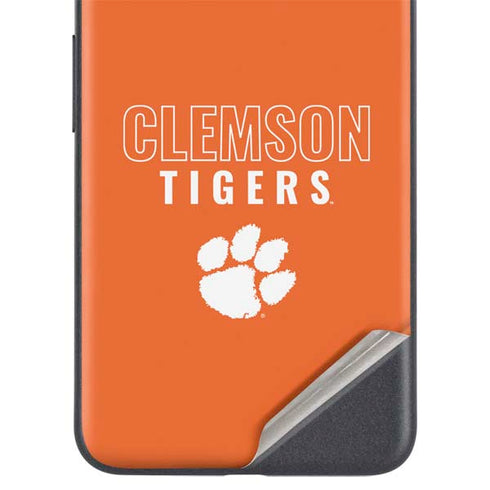 Clemson University Tigers Logo Google Pixel 5a Skin