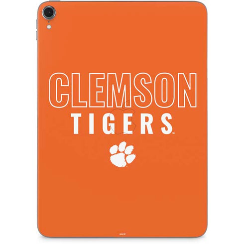 Clemson University Tigers Logo Apple iPad Pro Skin
