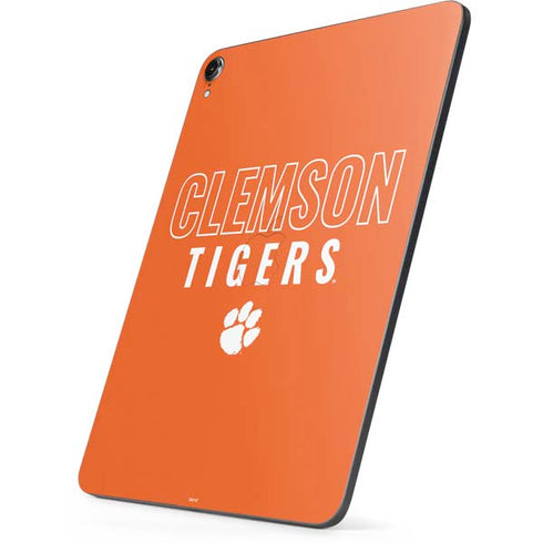 Clemson University Tigers Logo Apple iPad Pro Skin